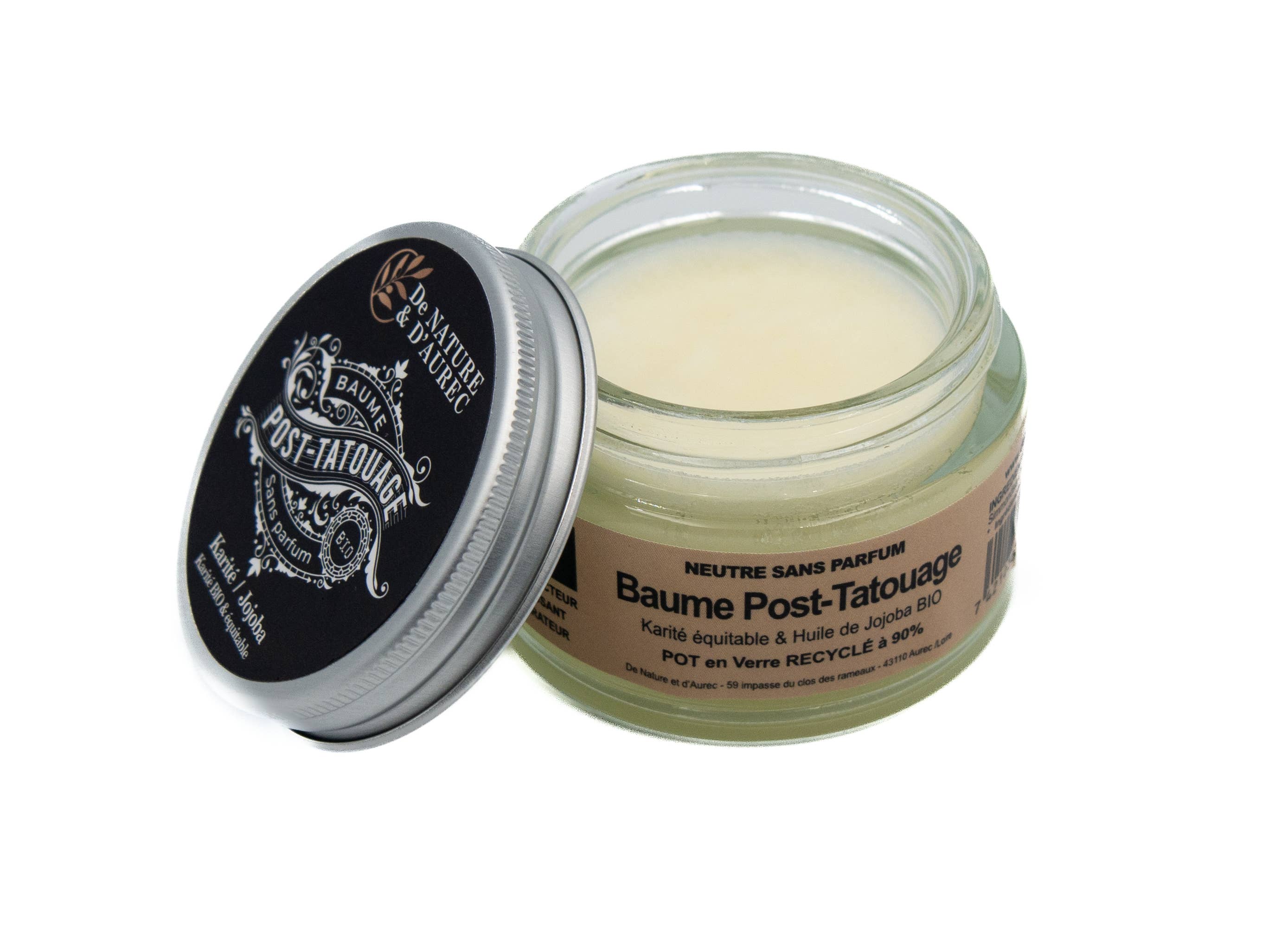 De NATURE ET D'AUREC - Venta al por mayor Pomadas/bálsamos/cremas curativos - Bálsamo post-tatuaje - formato 50 ml1