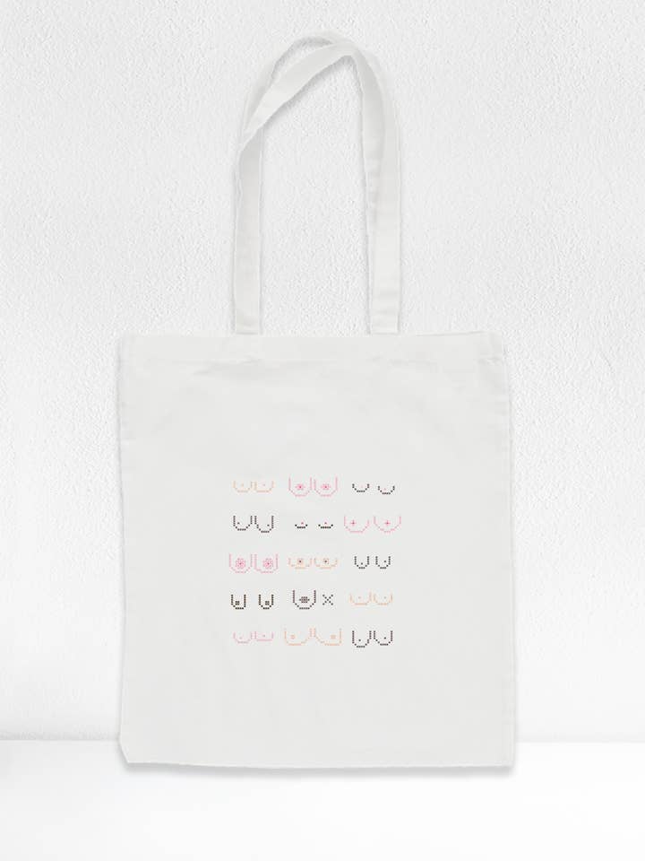 Sac fourre-tout bricolage point de croix « Variété féminine » pour la vente par The Folklore Company