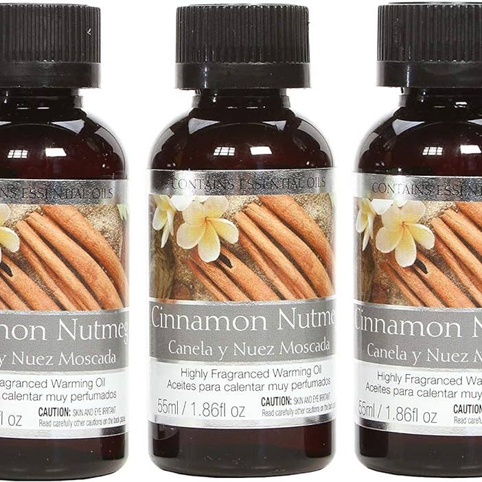 Hosley® Set of 5 CINNAMON NUTMEG OIL BOTTLE 2oz for wholesale by Hosley