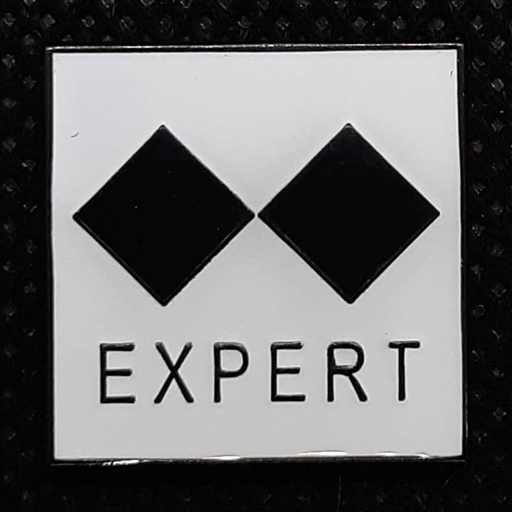 Pin - Expert (Double Black Diamond) for wholesale by Fantastic Souvenirs, Gifts & Collectibles