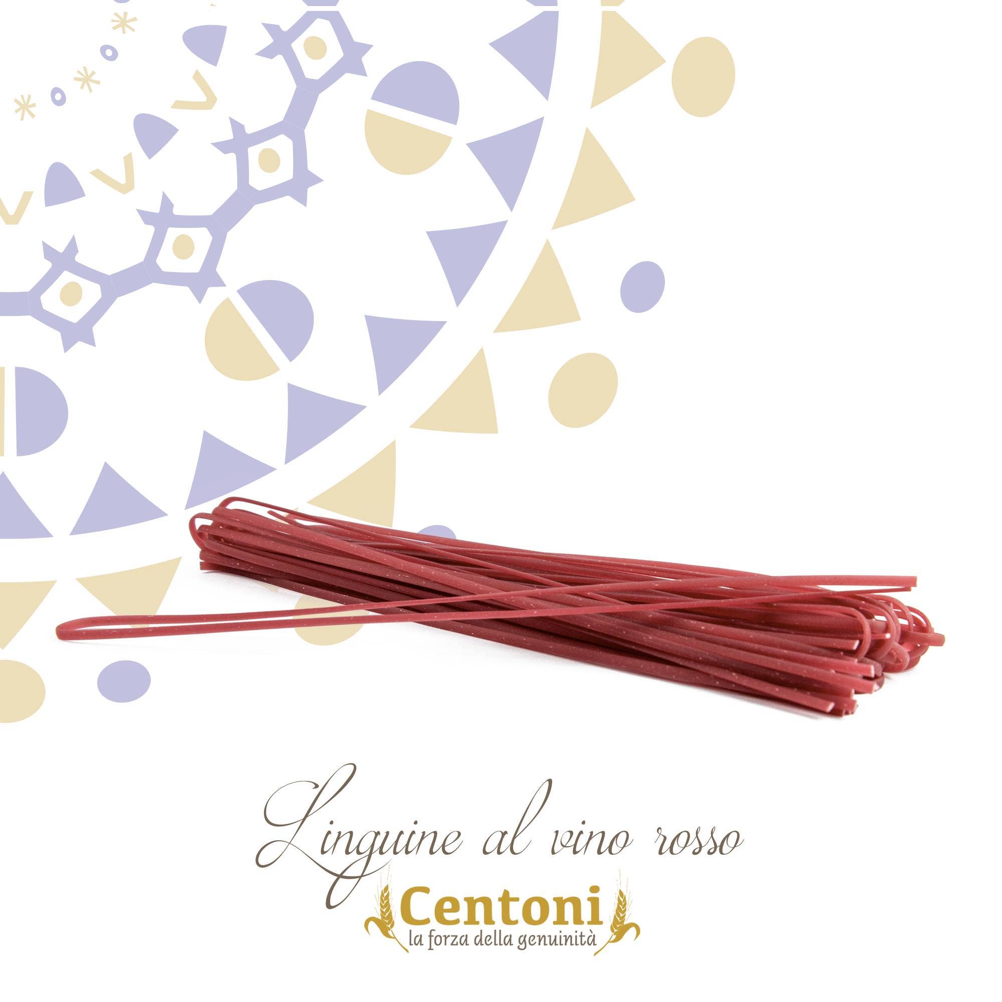 Pasta Centoni - Lorè S.r.l. - Wholesale Pasta - Linguine Red Wine flavored 500 g2