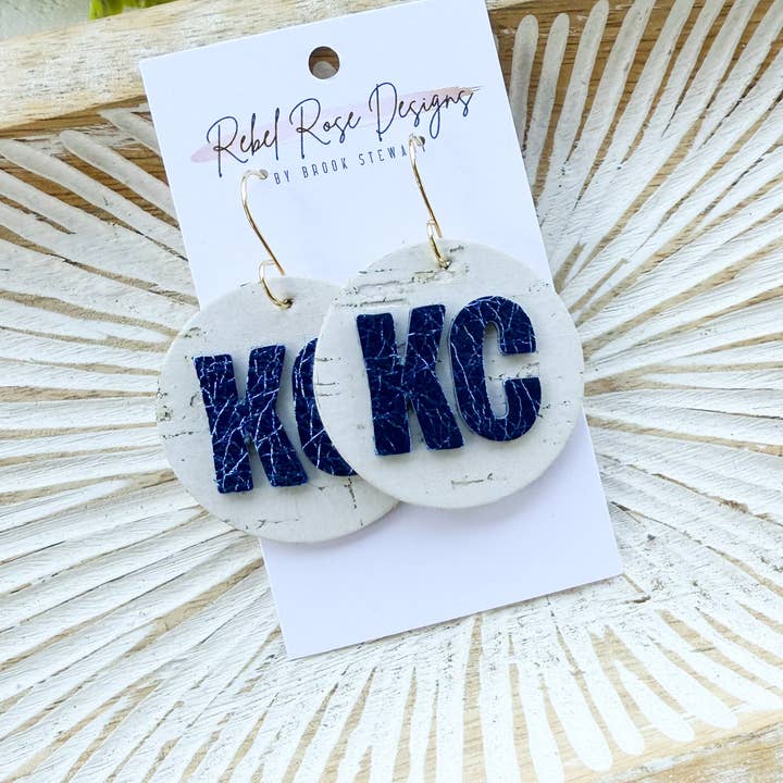 KC Royals Baseballrunde for engroshandel hos Rebel Rose Designs by Brook