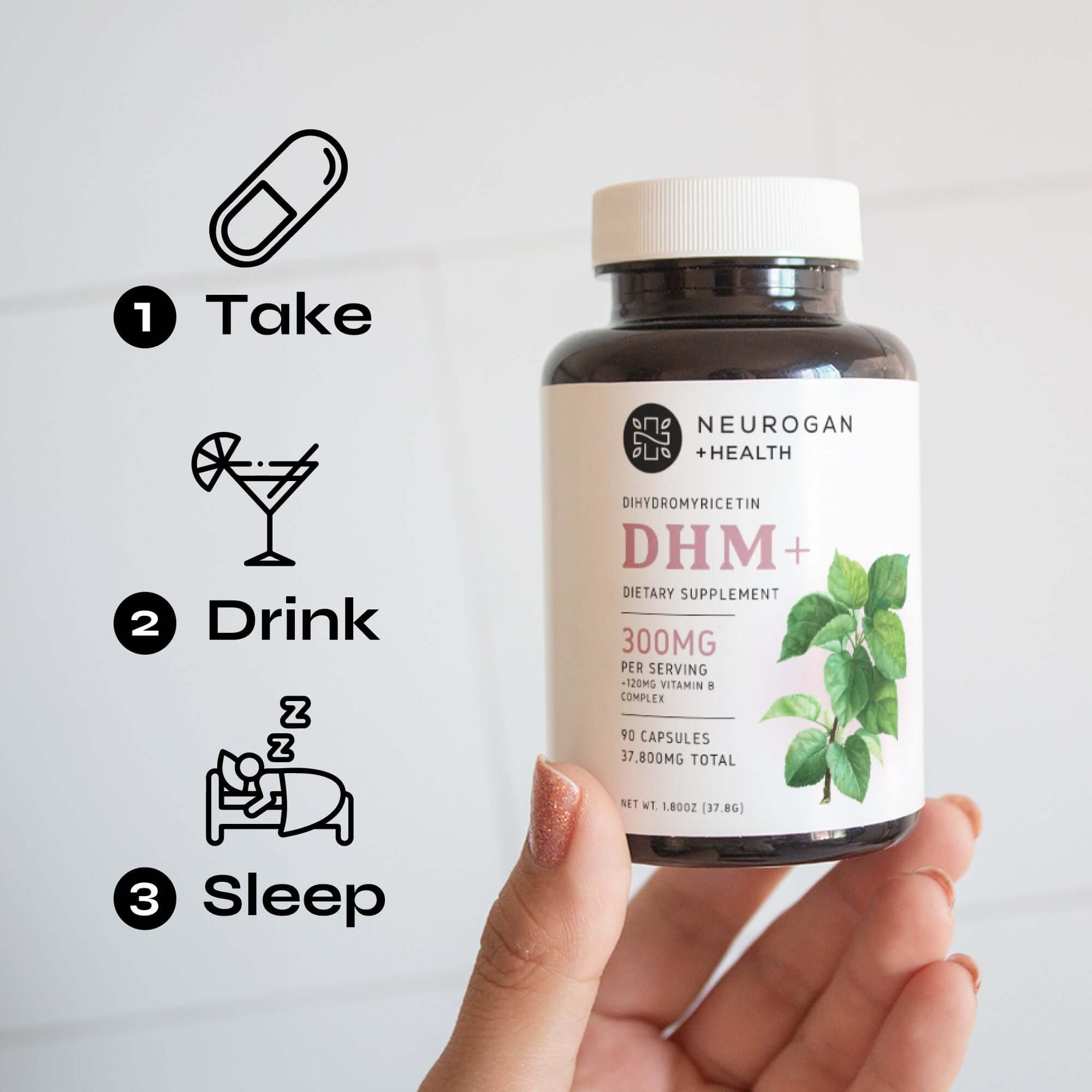 Neurogan Health – wholesale Oral supplement/vitamin – Dihydromyricetin Capsules (DHM)2