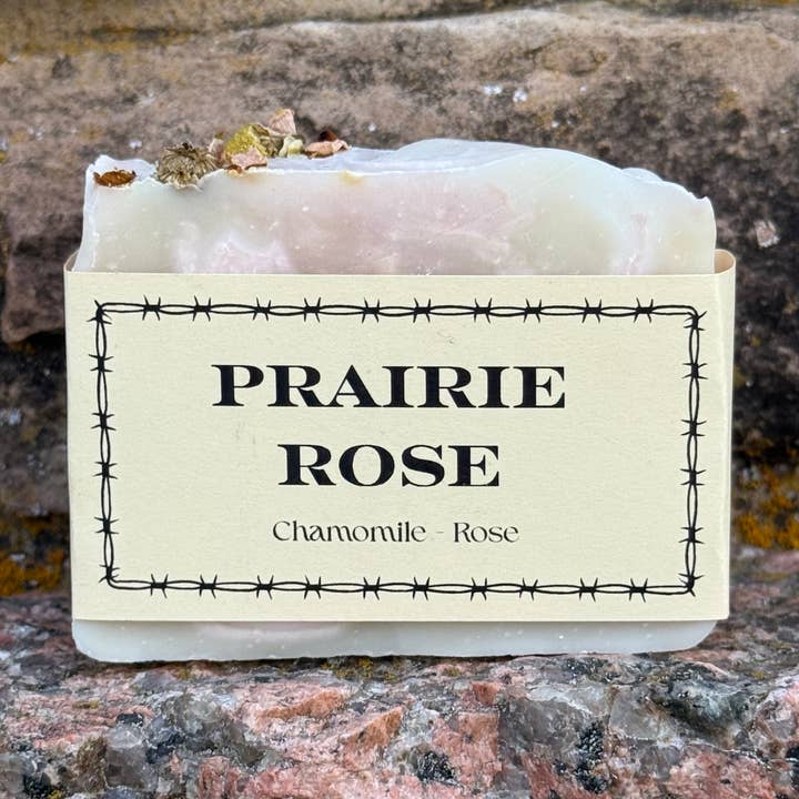 Prairie Rose Goat Milk Soap for wholesale by Calamity Jane’s Farm