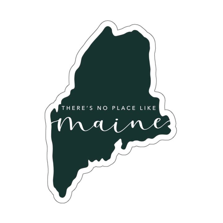 Hemlock Ridge Designs - Wholesale Sticker - Maine State Sticker0
