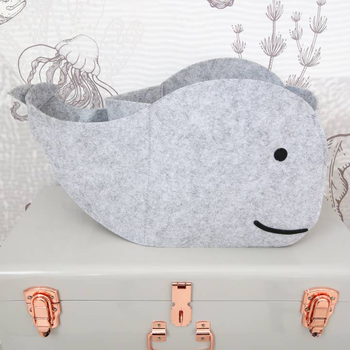 Cestino portaoggetti per la cameretta dei bambini - Whale per la vendita all'ingrosso da parte di De Kleine Jungle