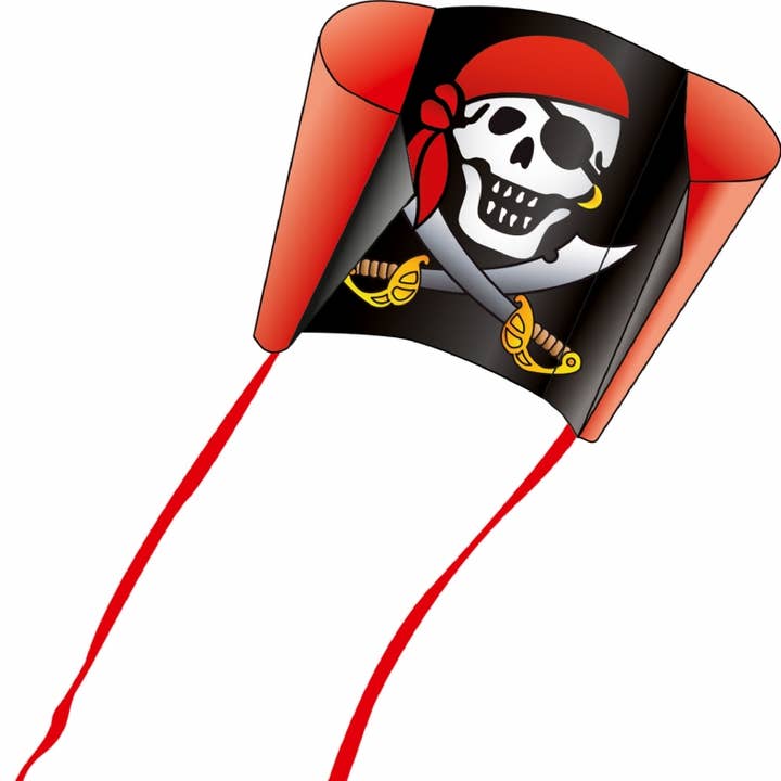Cometa Jolly Roger con trineo de bolsillo para venta al por mayor de HQ Kites & Designs