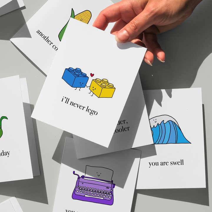 Sample Punny & Cute Greeting Cards - 10 best sellers for wholesale by Eastern Trend