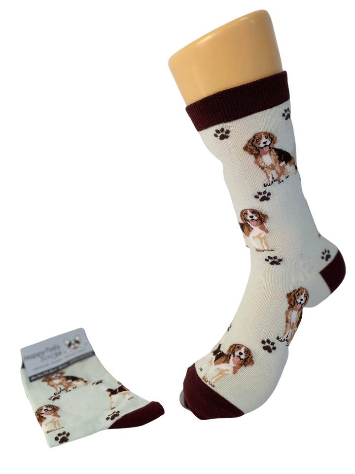E&S Pets – wholesale Socks – Unisex – Beagle - Unisex - Fun Novelty Socks - Crew Dog Socks