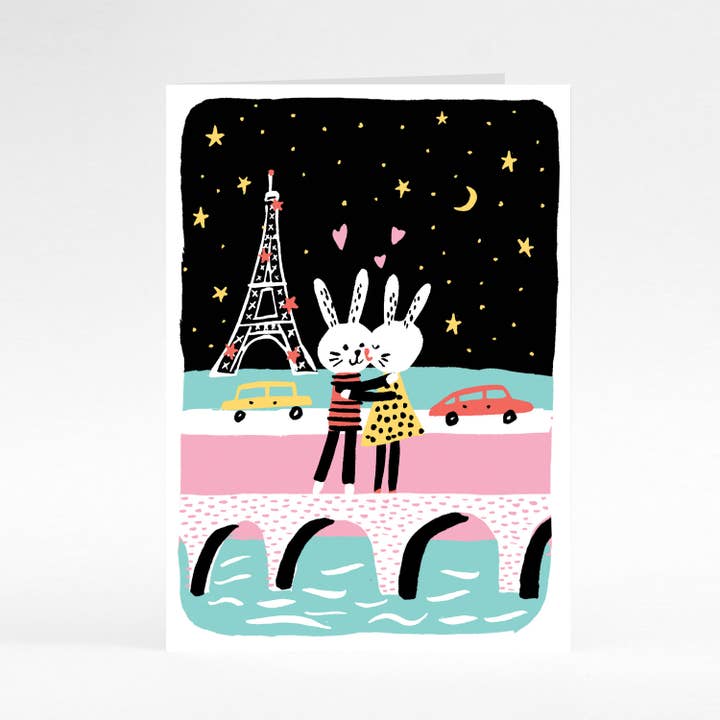 Tessera Conigli a Parigi per la vendita all'ingrosso da parte di Becky Baur