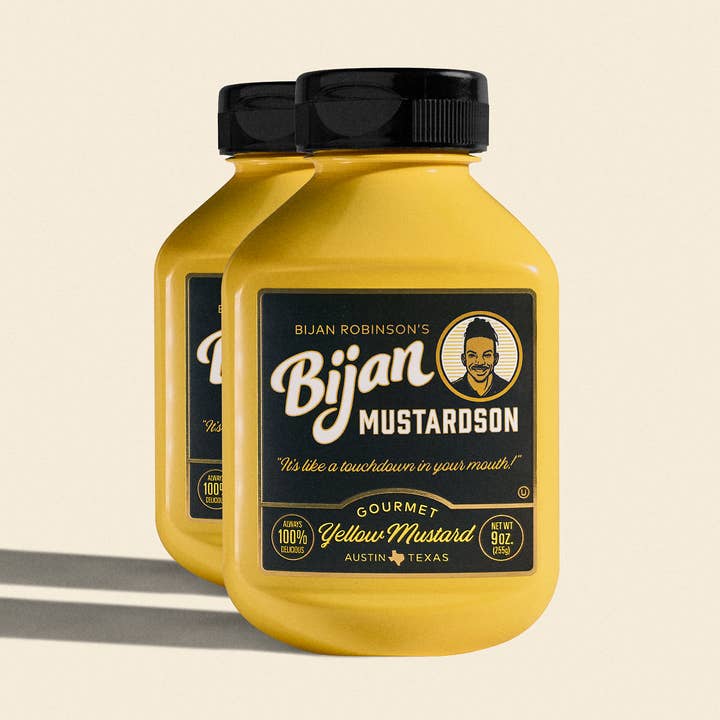 Gourmet Yellow Mustard 9oz - 9PK for wholesale by Bijan Mustardson