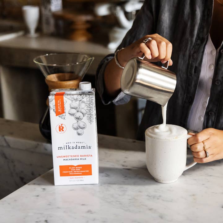 milkadamia - Wholesale Non-Dairy Milk - Unsweetened Barista Macadamia Milk, Plant-based, 32oz3