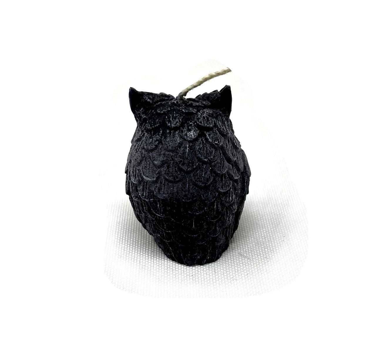 Vrinda - Wholesale Novelty Candle - Owl candle Black2