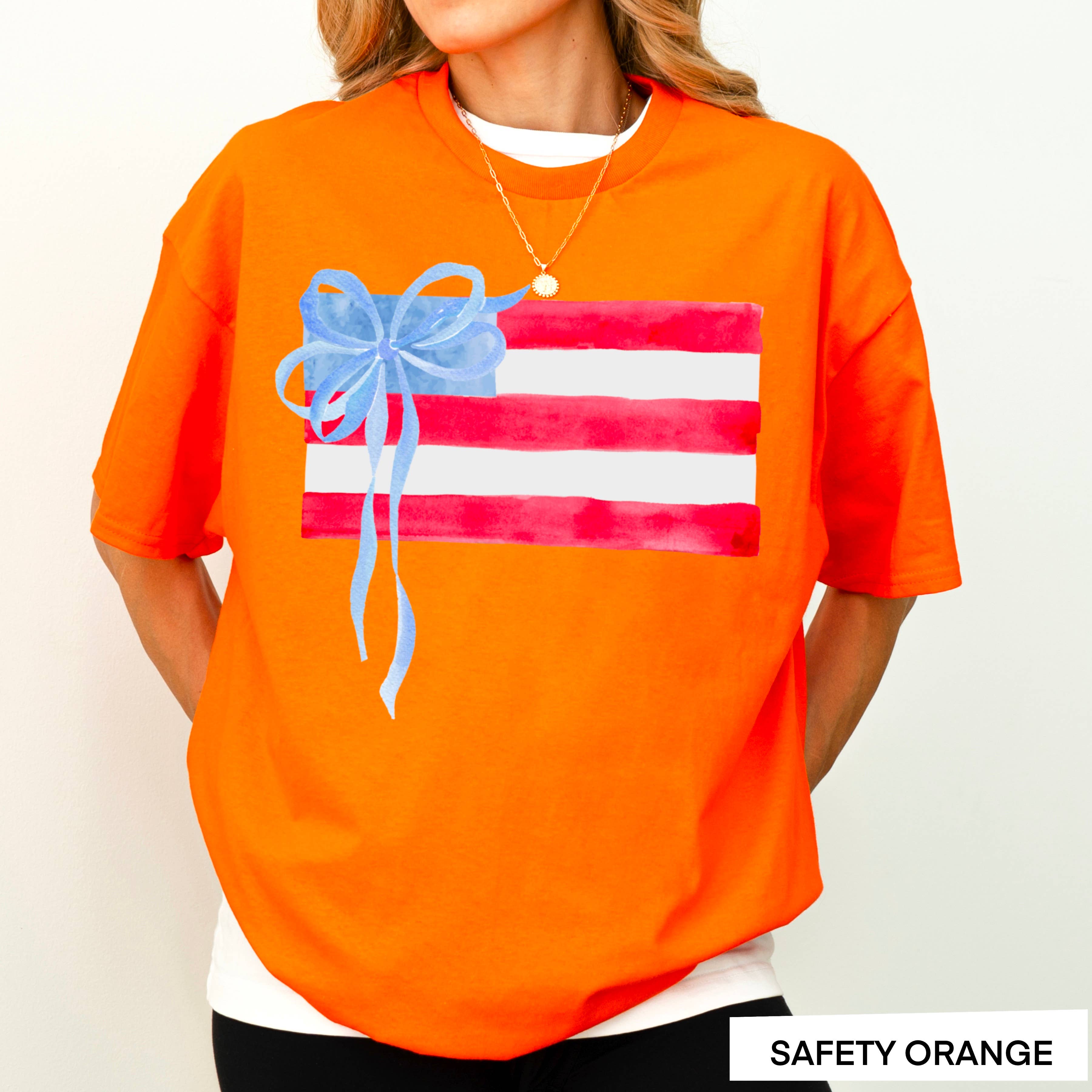 Shoppe SHC – wholesale T-shirt (graphic) – women's – Coquette American Flag | July 4th Graphic Tee | Gildan8