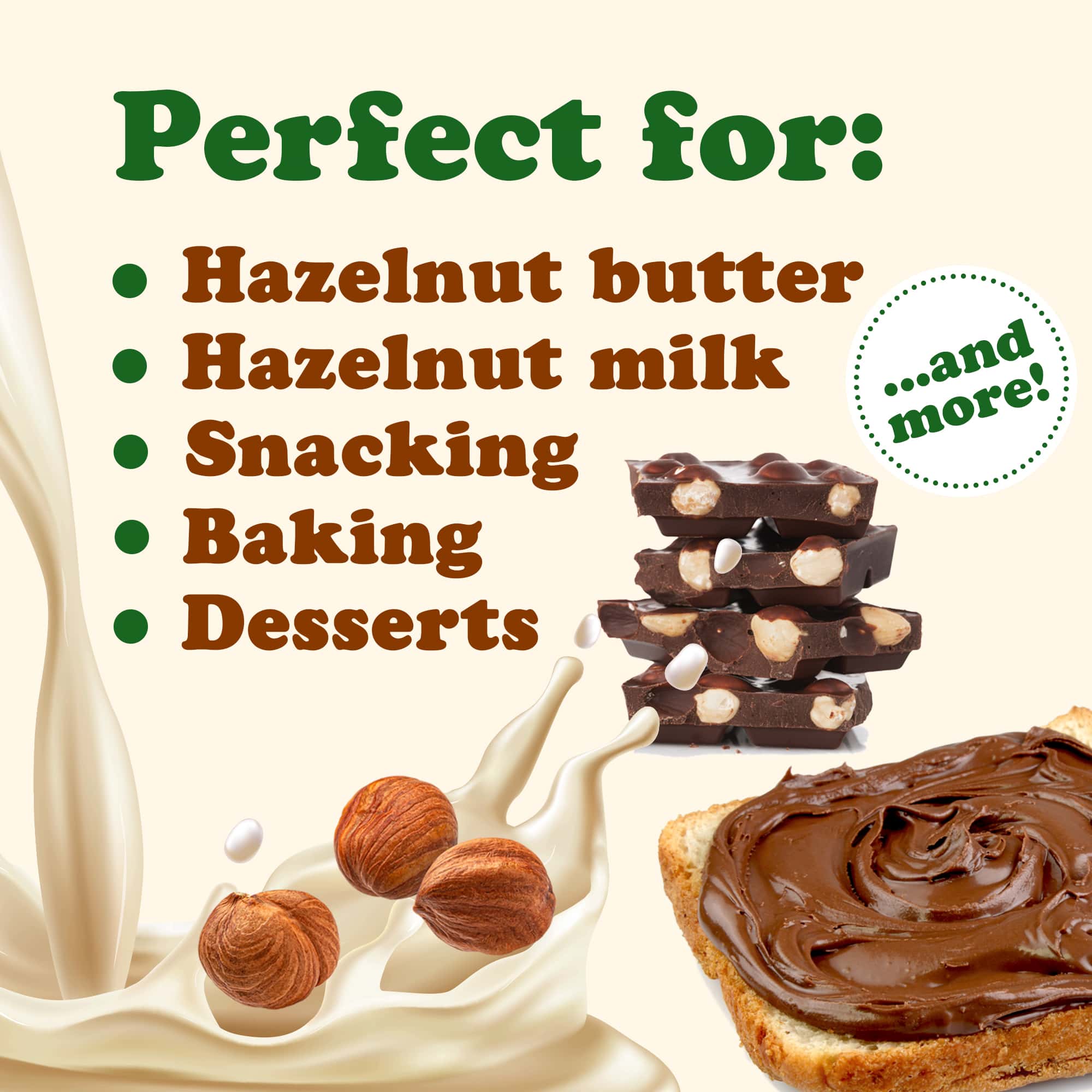 Food To Live - Venta al por mayor Frutos secos - Avellanas orgánicas: sin OGM, enteras, sin sal, kosher, a granel5