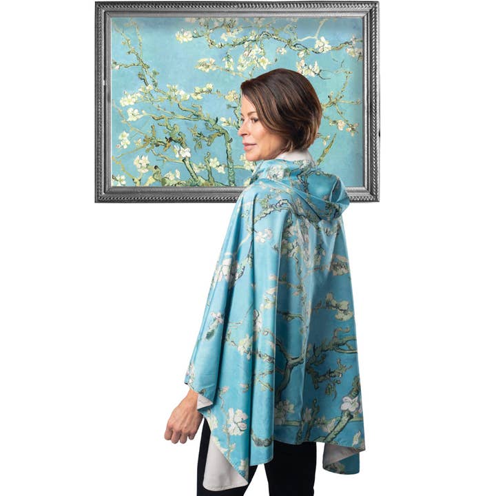 RainCaper - Wholesale Raincoat - Women's - Fine Art RainCaper - van Gogh "Almond Blossom"