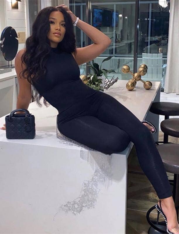 MB Fashion Wholesale - Wholesale Jumpsuit - Women's - MB FASHION  Sleeveless High Neck Full-Length Jumpsuit 736727