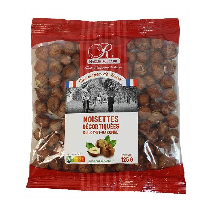 Shelled Hazelnuts - Origin France - 125G Packet for wholesale by Maison Roucadil