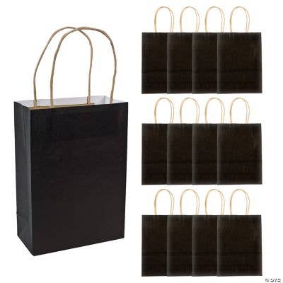 MED BLACK CRAFT BAGS for wholesale by Fun Express