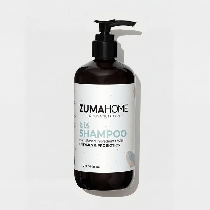 Børnesikker Økologisk & Vildfremstillet Shampoo, 12 oz for engroshandel hos Zuma Nutrition