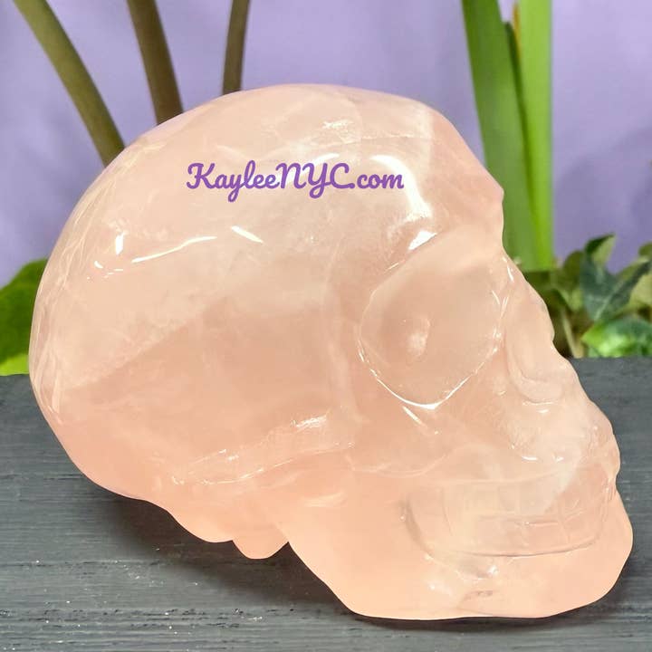 KayleeNYC - Wholesale Crystal Grid - Natural Rose Quartz Skull Crystal Healing4