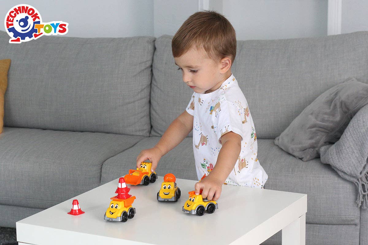 Technok - Wholesale Toy Car/Truck - Kids - TECHNOK Assorted Construction Truck Toys - Kids Construction4