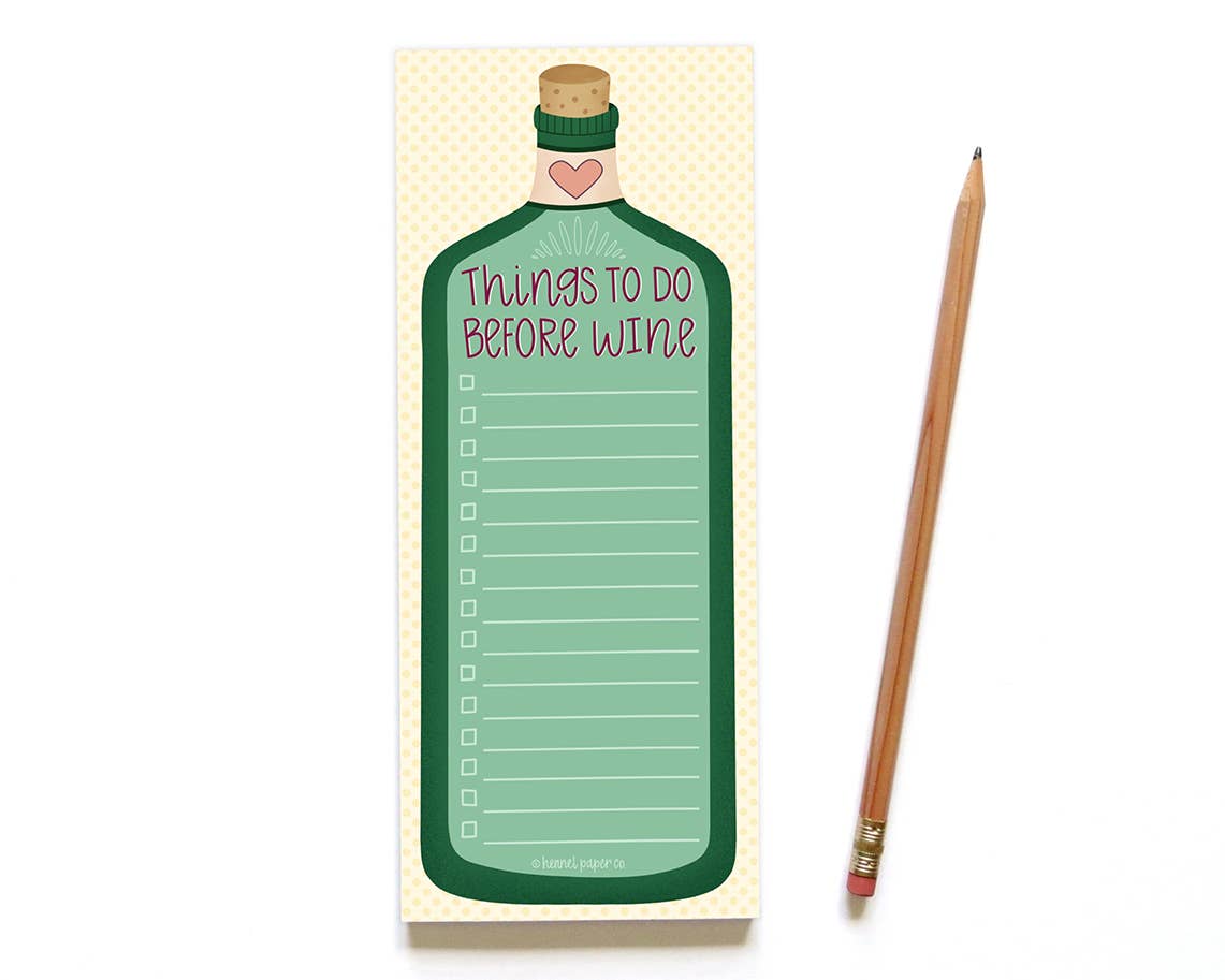 Hennel Paper Co. - Wholesale Notepad - Notepad - Wine1
