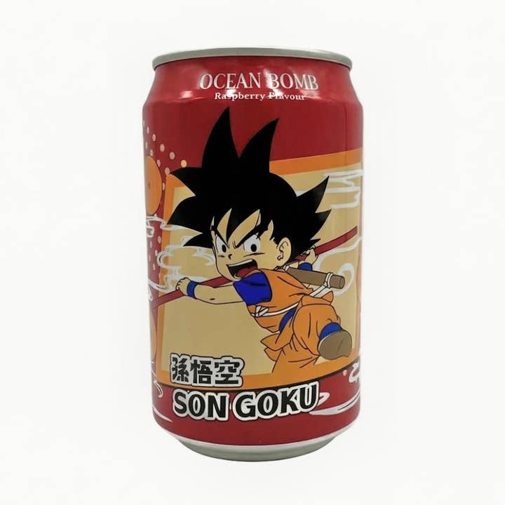 Ocean Bomb Sabor Framboesa Son Goku 6un (330ml) (Taiwan) por atacado de Pops Distro Inc