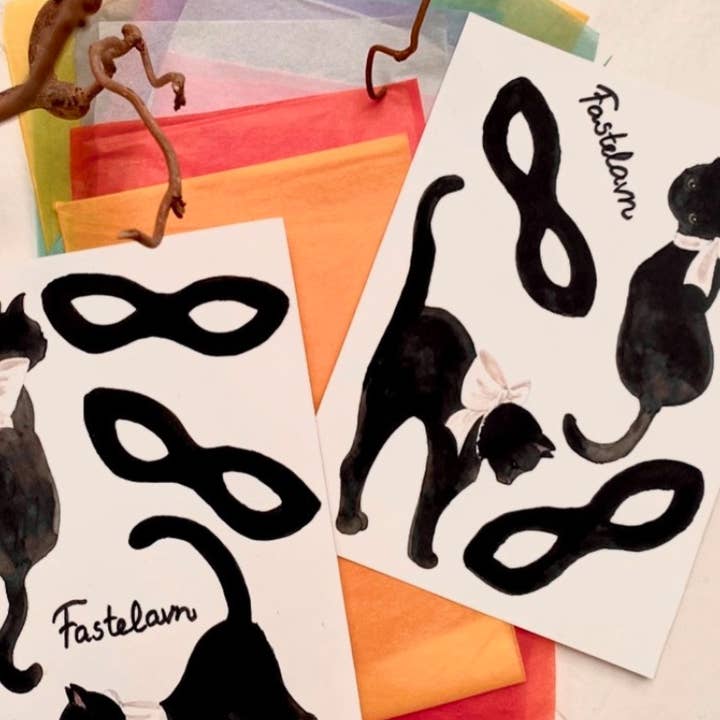 Tall Hat Tales - Wholesale DIY Craft Kit - Fastelavn Cats (Nordic festival)3