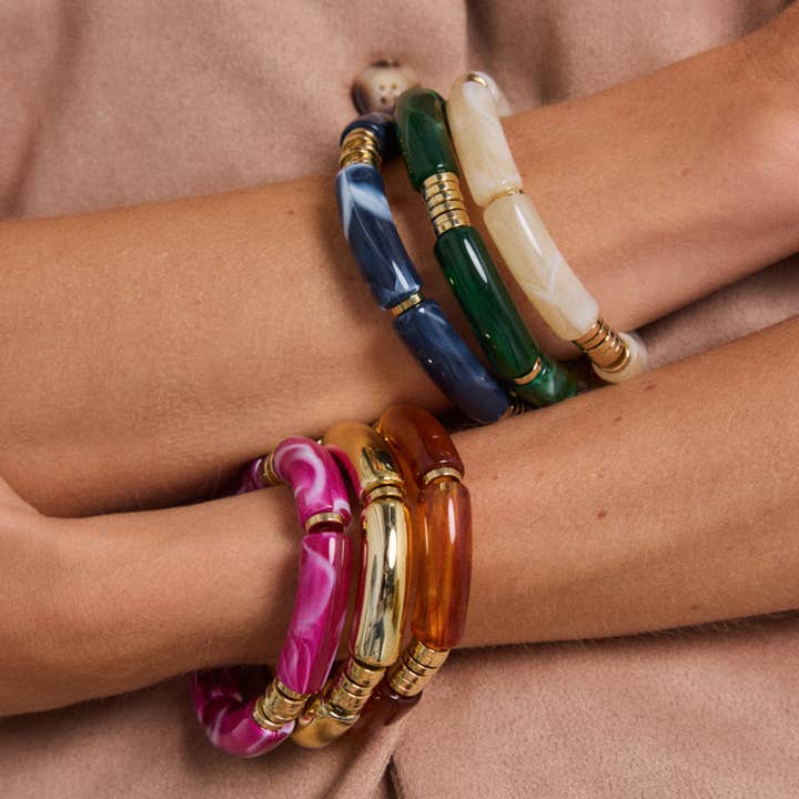 Colorful elastic bracelet 324CP57 and other Purchase Wholesale edelstahl schmuck. Free Returns & Net 60 Terms on Faire trending on Faire.