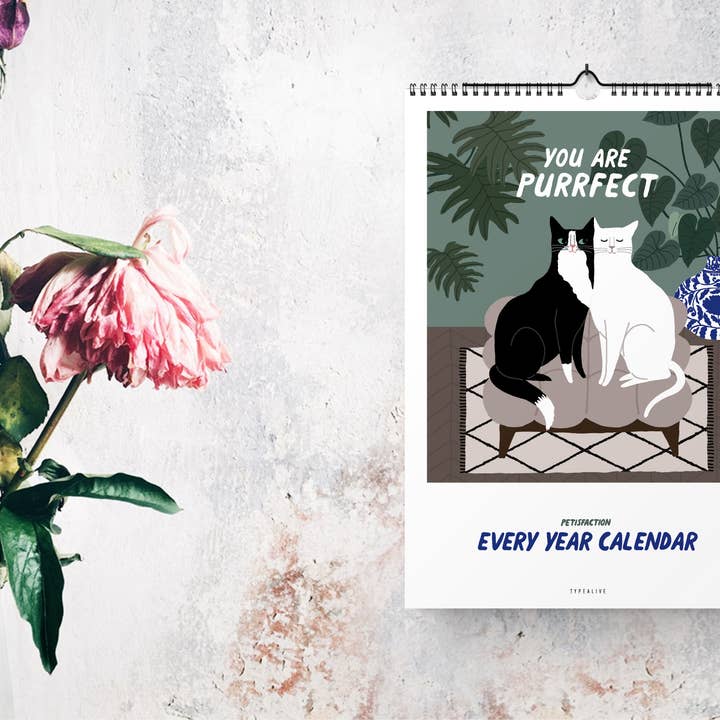 typealive - Wholesale Calendar - Wall calendar/Petisfaction “Cats”1