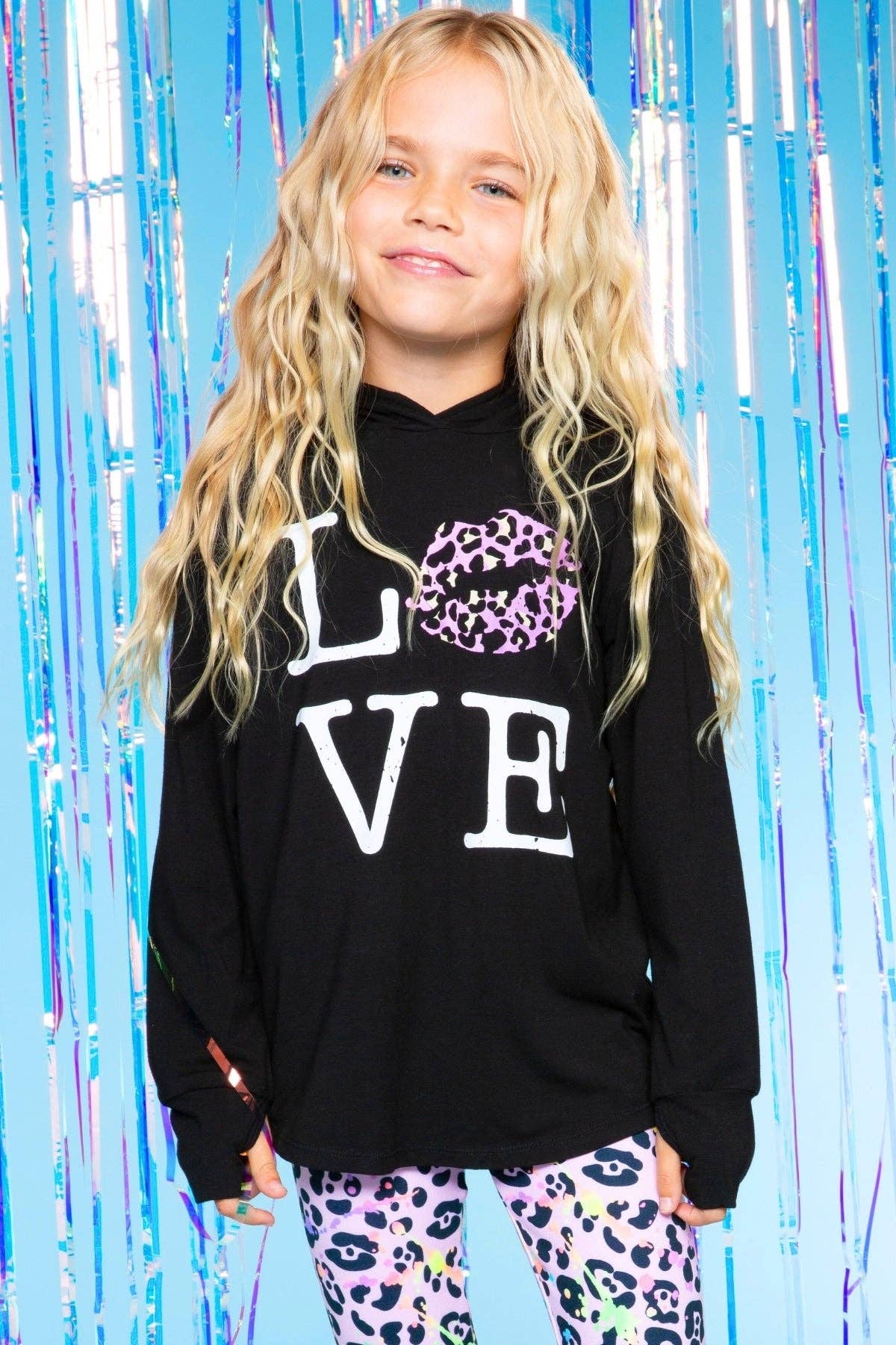 PixieLane – Großhandel Hoodie – Kinder – Modal-Strickpullover mit Kapuze und Daumenlöchern16