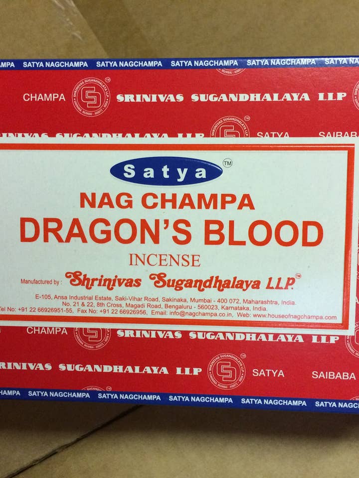 Dragon's Blood 15 Gram Incense for wholesale by Magic Touch Corp