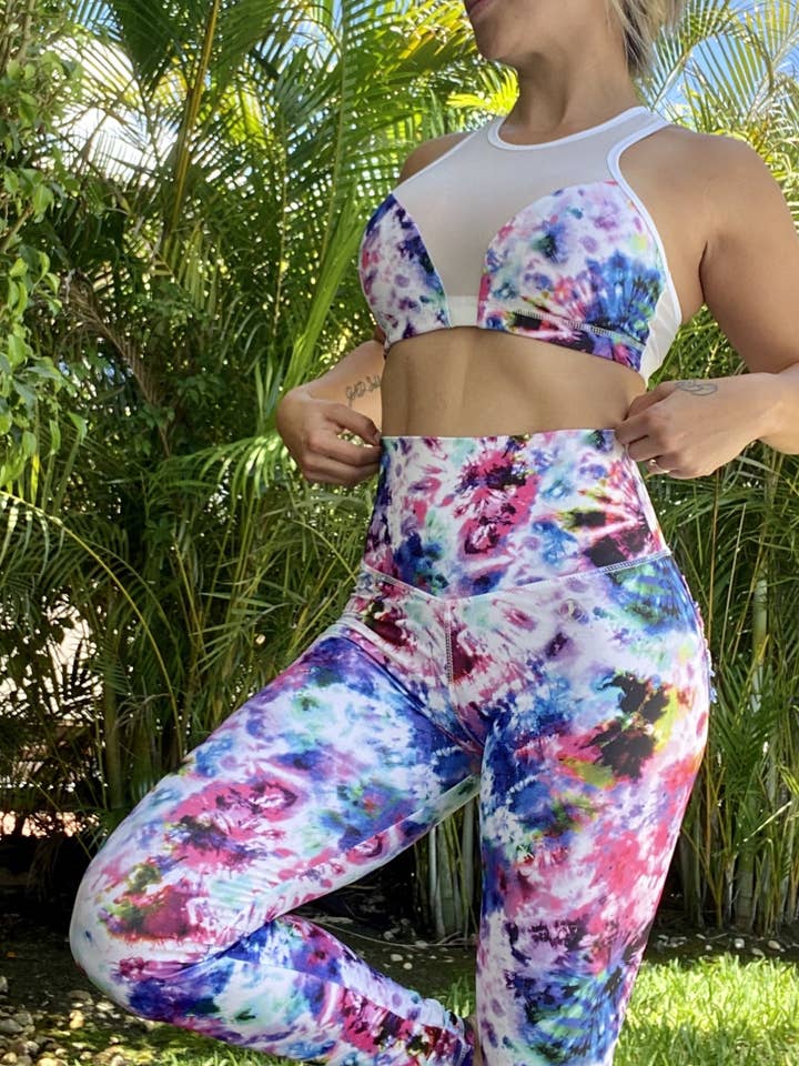 Tie Dye estivo per la vendita all'ingrosso da parte di Abs2B Fitness Apparel