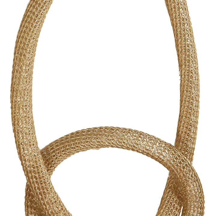 Sarah Cavender Metalworks – wholesale Link & chain necklace – 20" Contemporary Knotted Viking Knit Necklace