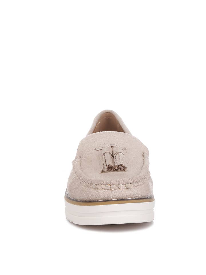 Rag Company – wholesale Flats/Loafers - Women’s – Daiki Platform Lug Sole Tassel Loafers20