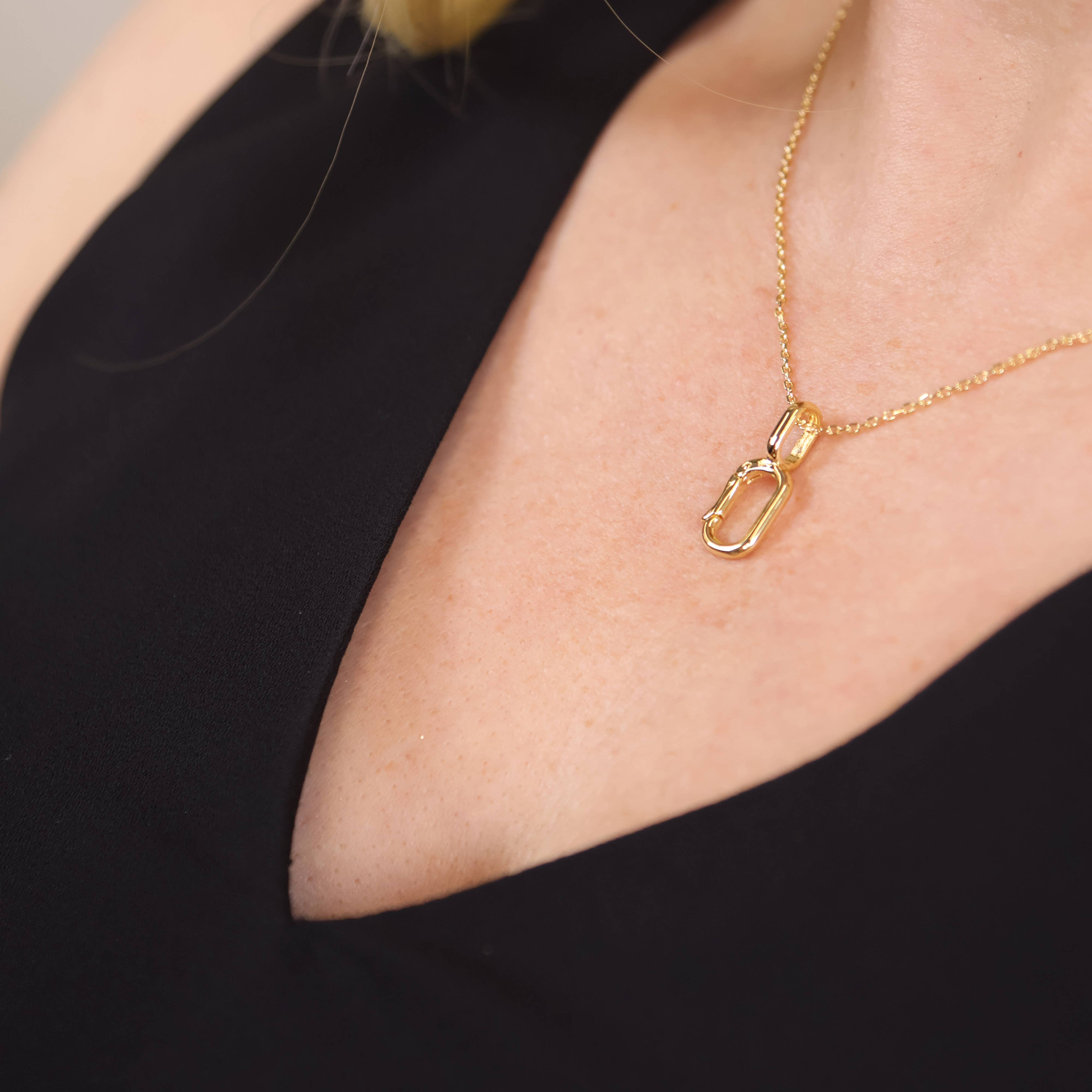 GoldFi - Vendita all'ingrosso Ciondolo/pendente - Ciondolo moschettone in oro 18k gold filled4