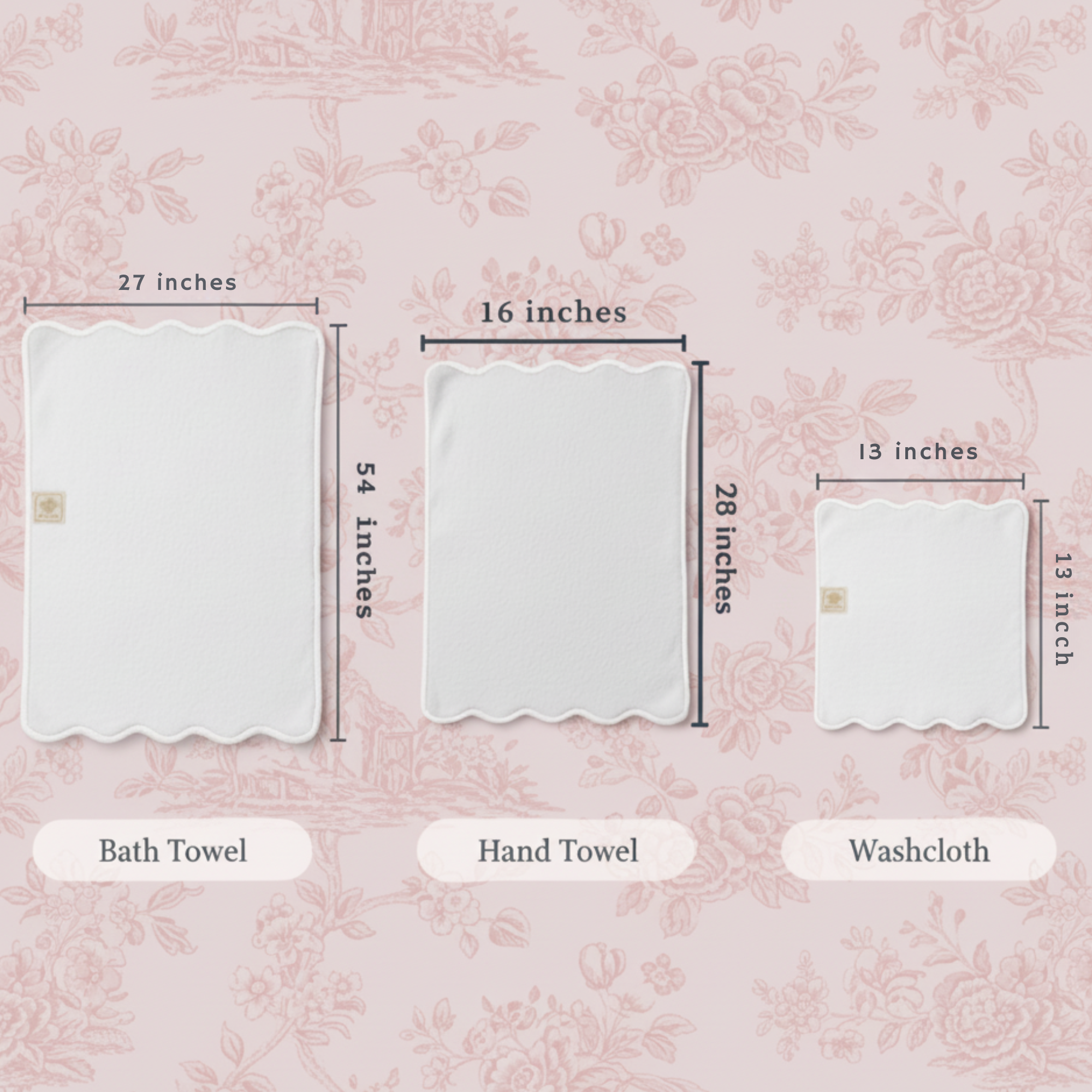 Lotus Linen – wholesale Badrumsmatta – Lyxig badrumsmatta i bomull med kammusselkanter63