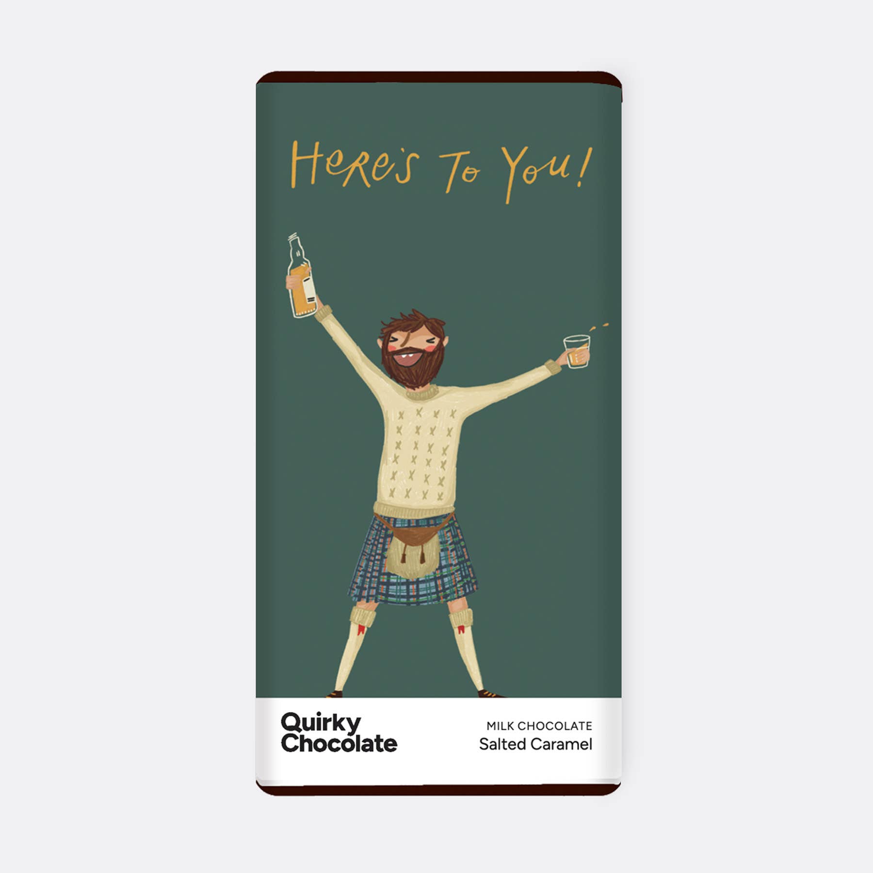 Quirky Chocolate - Wholesale Chocoladereep - Collaboratie Chocoladerepen - Joy Nevada (Gezouten Karamel 100 g)4