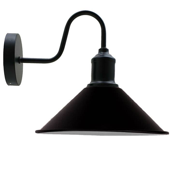 Ledsone – wholesale Sconce – Vintage Retro Industrial Wall Light Shade Metal Lampshade Sconce Wall Lights-408027