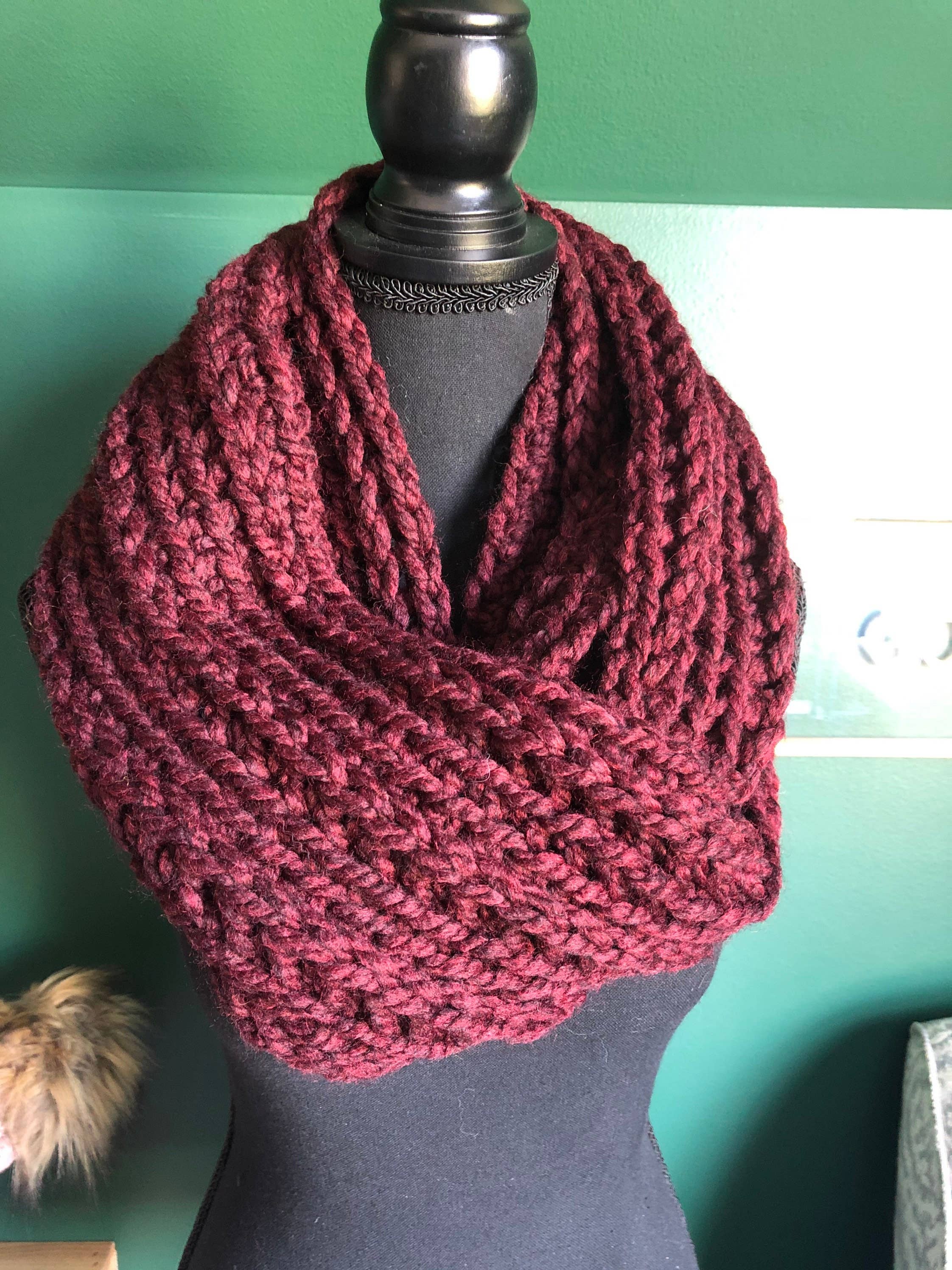 Willow And The Wolf Co – wholesale Scarf – Women's – Oversized Chunky Knit Women's Infinity Scarf7