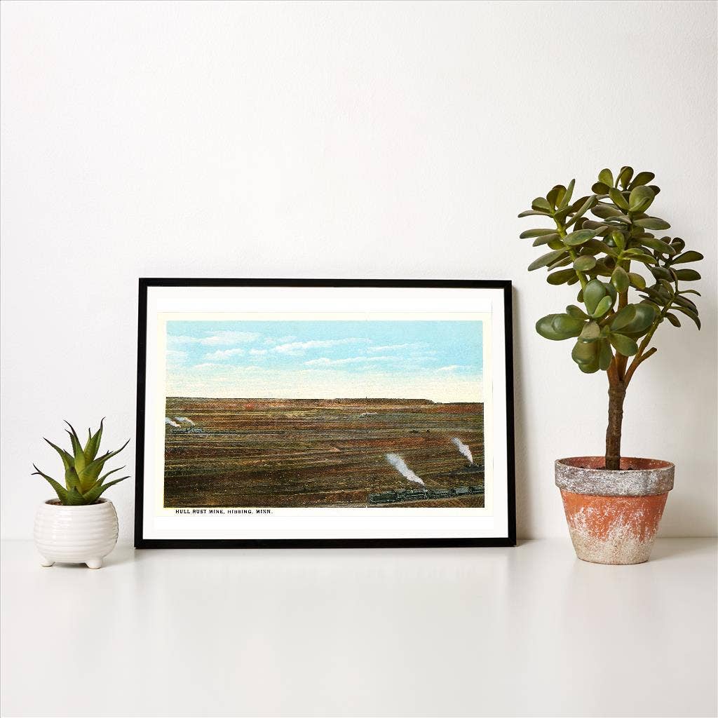 Found Image Press - Vente Affiche d'art - Impression d'art MN-319 Mine Hull Rust, Hibbing1