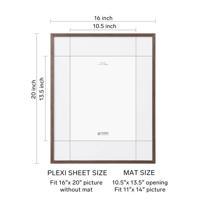 LivingTaste Home Inc - Wholesale Picture Frame - 16x20 Dryades Wooden Frame