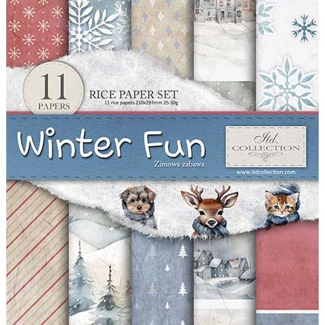 RP065 - Rice Paper Creative Set - 11pcs x A4 / 8.27x11.7 in for wholesale by ITD Collection