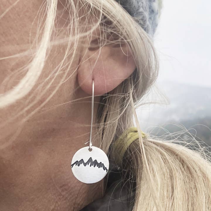 Daphne Lorna - Wholesale Hangende/ronde oorbellen - Snowcap oorbellen3