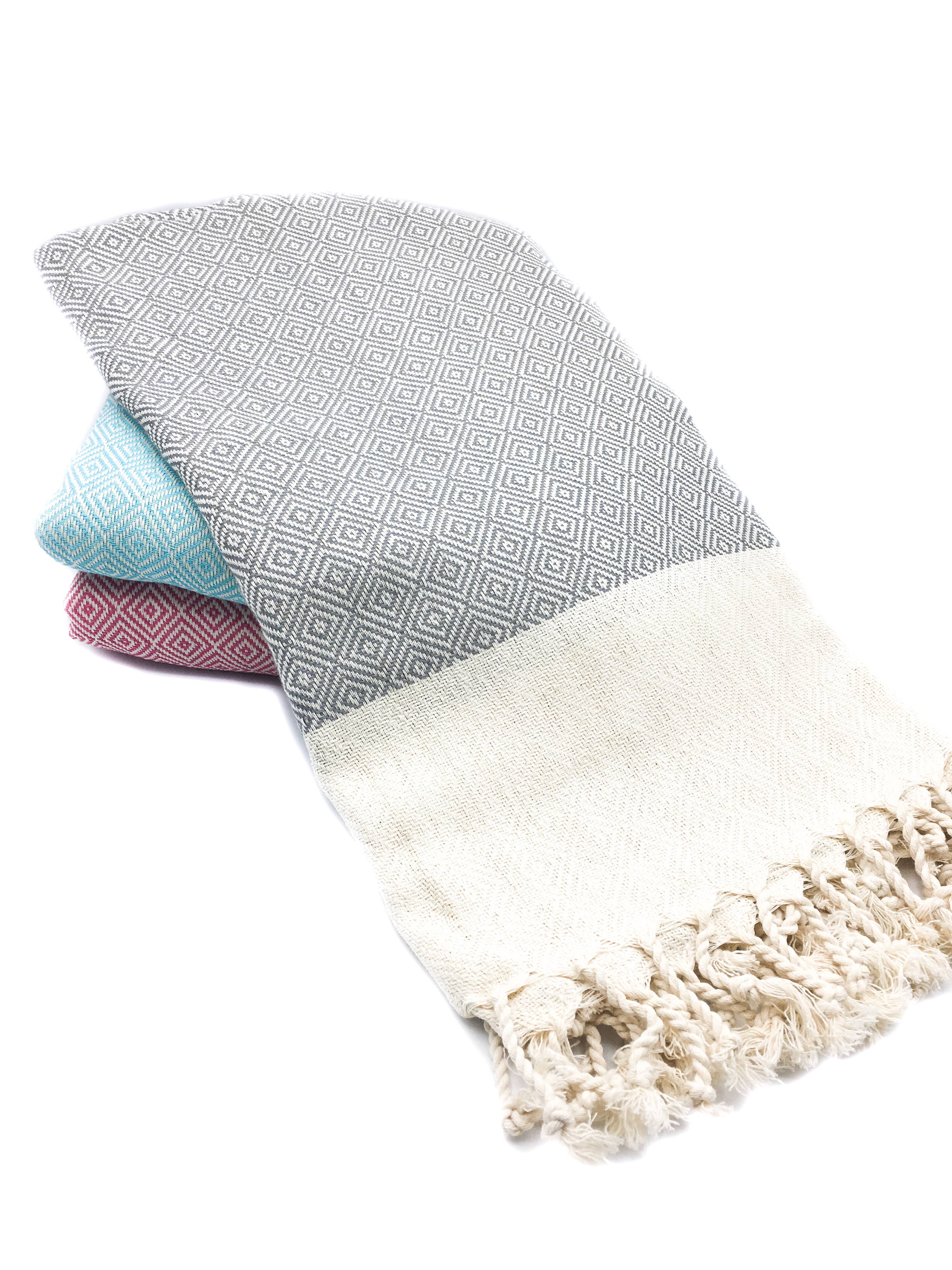 Kalkedon Towels - Vendita all'ingrosso Telo mare - Offerta! 10 Asciugamani Turchi di Qualità | Set di Asciugamani da Spiaggia12