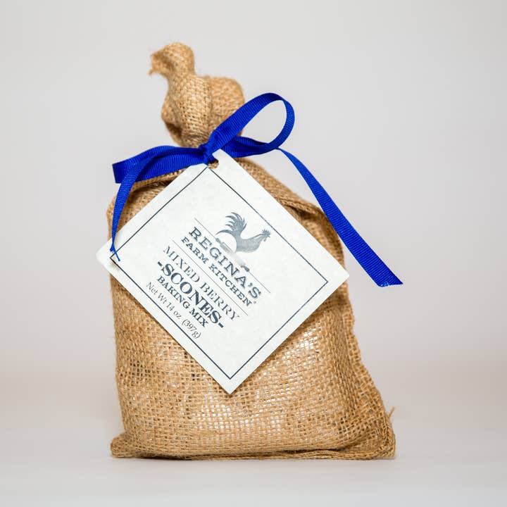 Mélange pour scones aux baies mélangées pour la vente par Regina's Farm Kitchen, Artisan Fruit Spreads