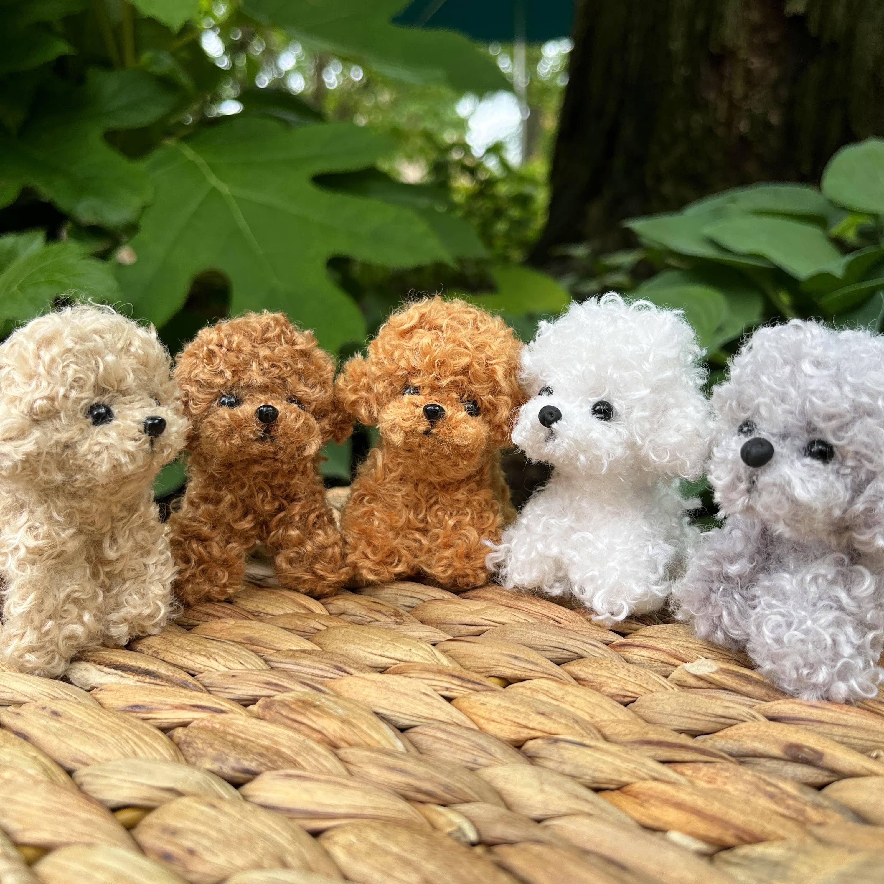 JOYFULJOTS - Wholesale Decorative Figurine - Handmade Curly Mini Poodle – Cute Dog Decoration4