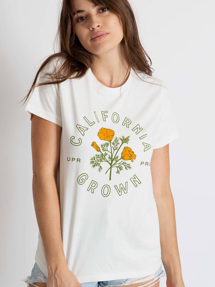 Upper Park Clothing - Wholesale Screen Printed T-Shirt - Women's - California Grown Routine Tee