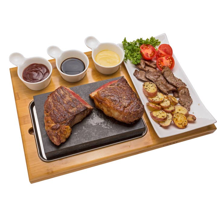 Good Cooking Steak Stone Deluxe Serving Set for wholesale by Good Cooking